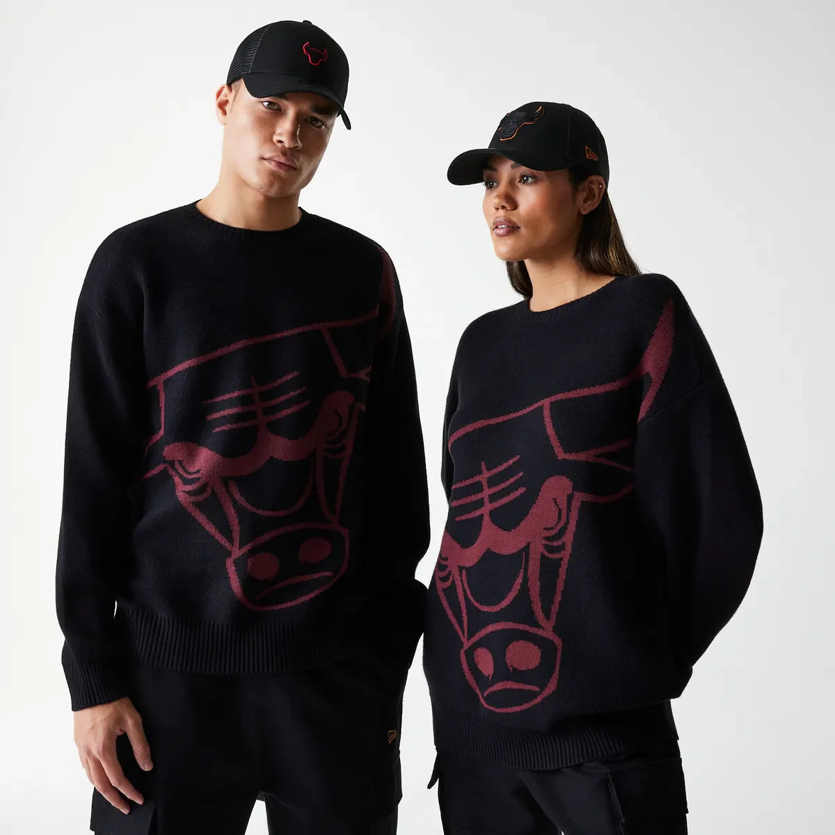New Era NBA KNIT SWEATER CHIBUL Blk